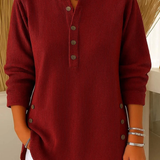 Nives | Túnica Henley con Botones