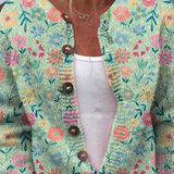 Mercedes | Cárdigan Vintage Floral de Mujer