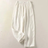 Amalia | Pantalón Fluido de Algodón y Lino